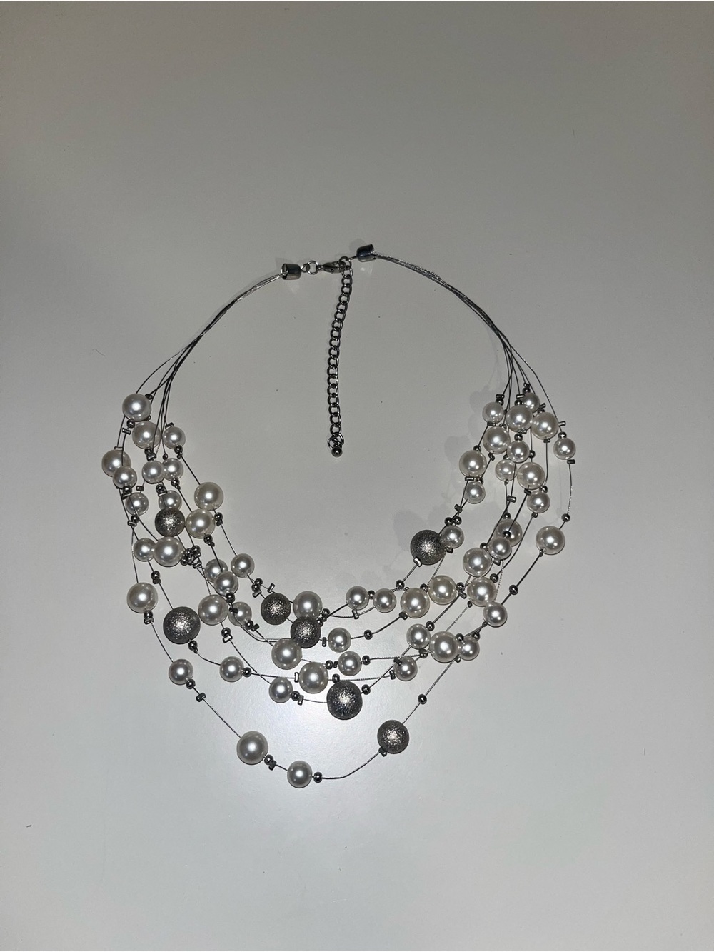 Handmade silver collar
